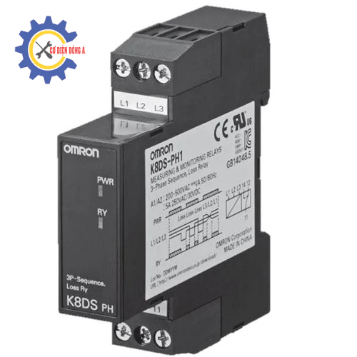 Rơ le bảo vệ pha Omron K8DS-PH1