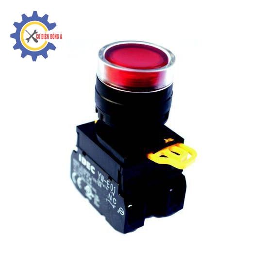Nút nhấn giữ IDEC YW1L-AF2E11QM3R 1NO+1NC 22mm 220V (Đỏ)