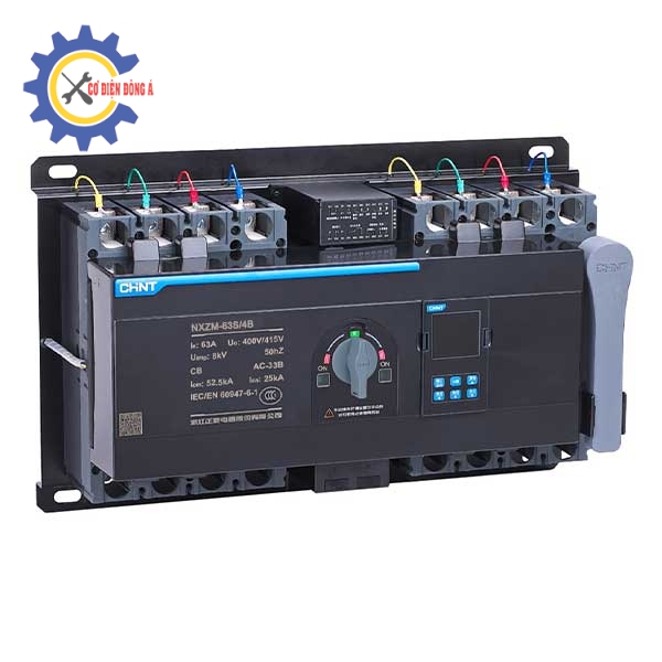 Bộ chuyển đổi nguồn ATS Chint NXZM-63S-4B 16A 25kA 4P