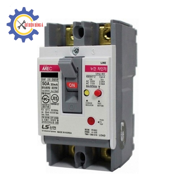 CB chống giật LS EBS52Fb 50A 2P 30mA 5kA