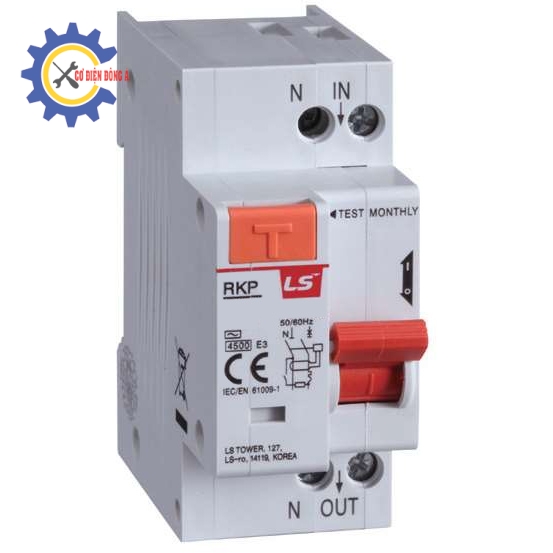 CB chống giật LS RKP 10A 1P+N 30mA 4.5kA