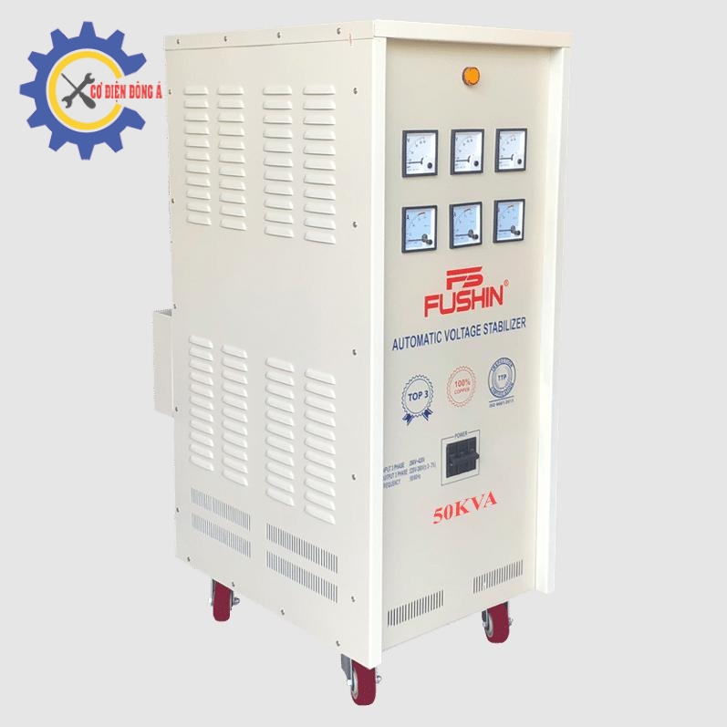 Ổn áp 3 pha vào 350-500V ra 380V 50KVA 1