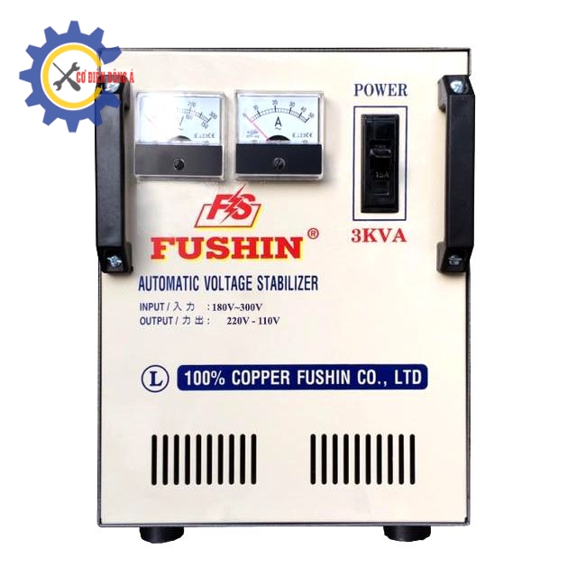 Ổn áp Fushin 1 pha vào 180-300V ra 110-220V 3KVA