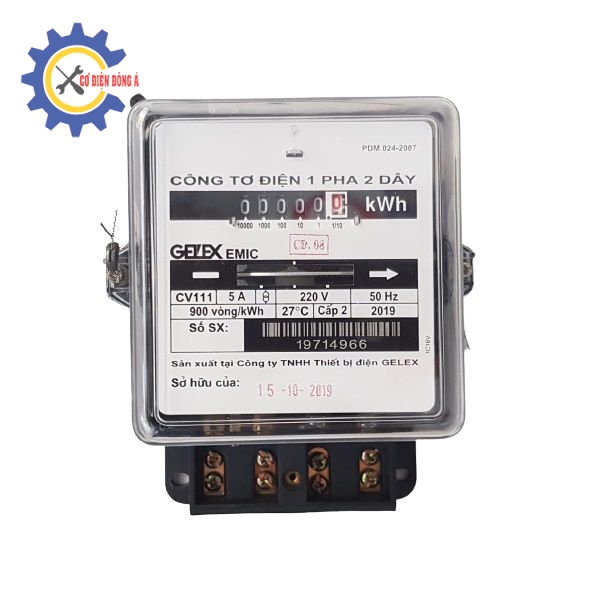 Công tơ điện 1 Pha gián tiếp CV111 5-6A