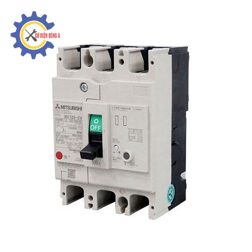 CB khối chống giật Mitsubishi NV125-HEV 3P 75A 75kA 30mA